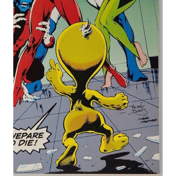 Excalibur 42 Marvel 1991 VF Alan Davis Technet Phoenix Nightcrawler 1st Kylun - Picture 12 of 13